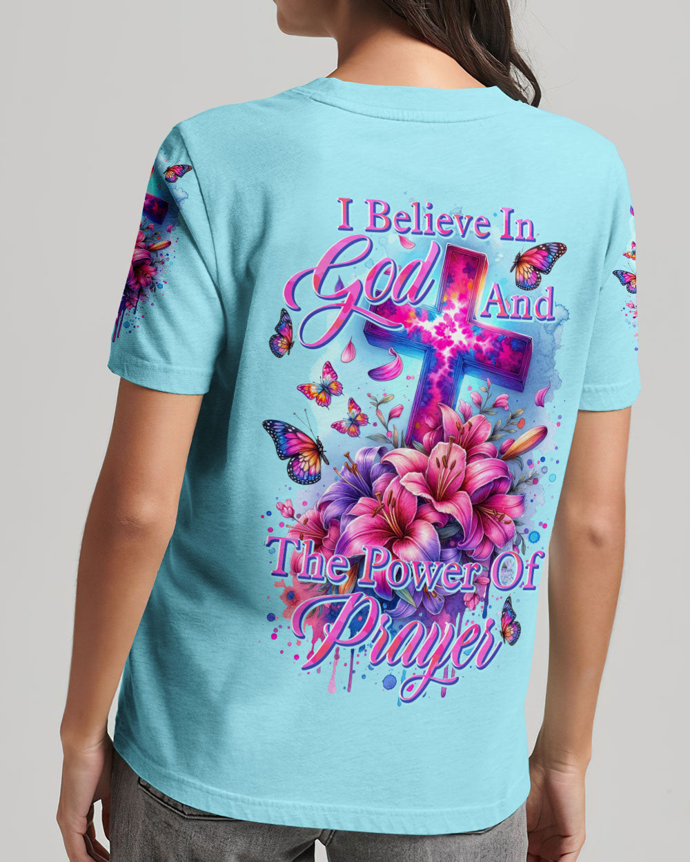 I Believe In God Women's All Over Print Shirt - Tytd1711234