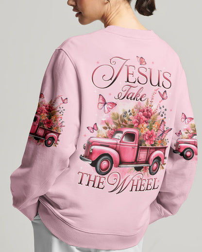 Jesus Take The Wheel Women's All Over Print Shirt - Tytd1910233