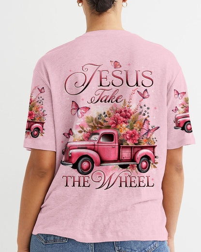 Jesus Take The Wheel Women's All Over Print Shirt - Tytd1910233