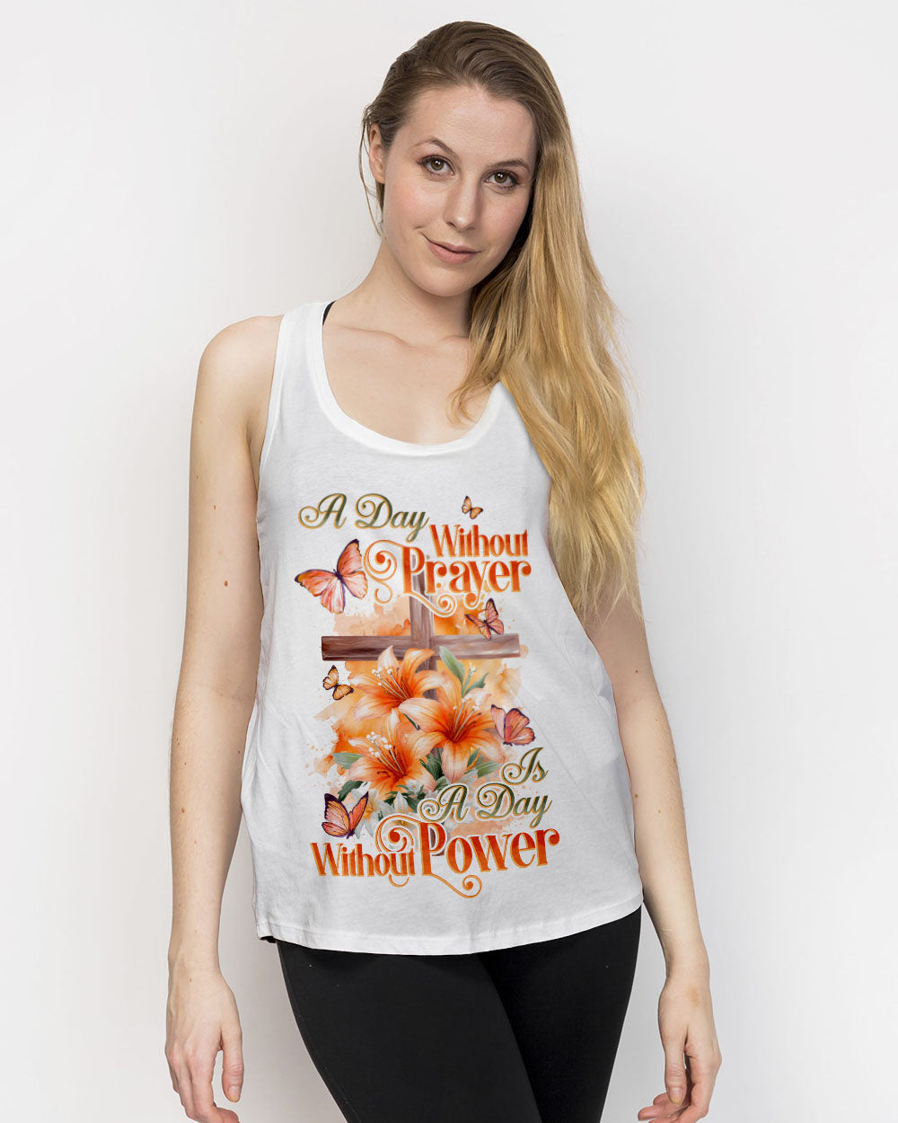 A Day Without Prayer Is A Day Without Power Women's All Over Print Shirt - Tytd2009231