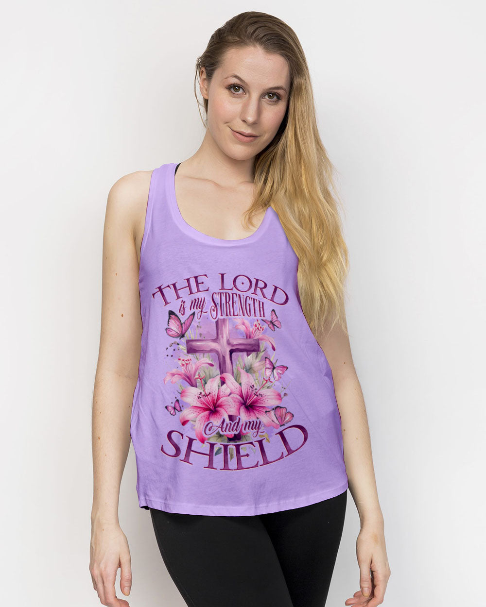 The Lord Is My Strength Women's All Over Print Shirt - Tytd2408231