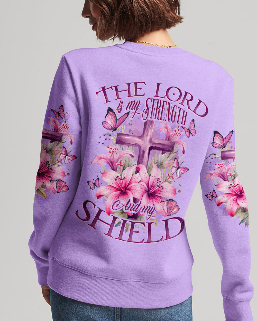 The Lord Is My Strength Women's All Over Print Shirt - Tytd2408231