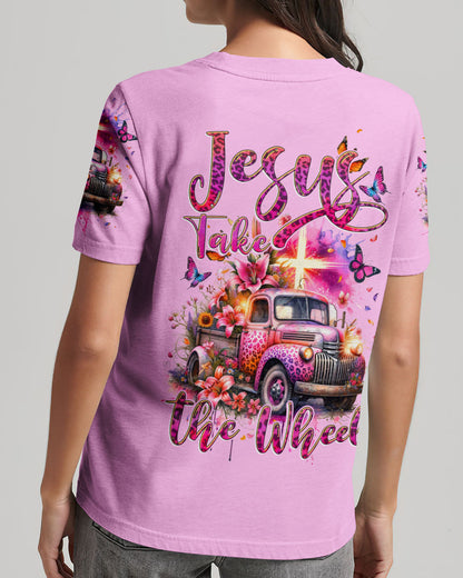 Jesus Take The Wheel Women's All Over Print Shirt - Tytd2411231