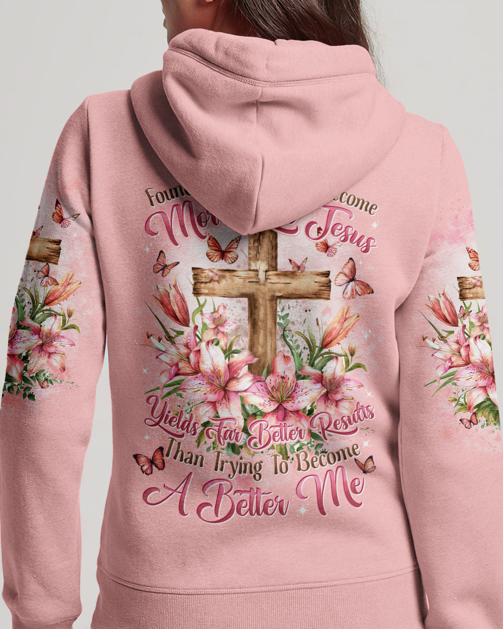 Trying To Become More Like Jesus Women's All Over Print Shirt - Tytd2503241