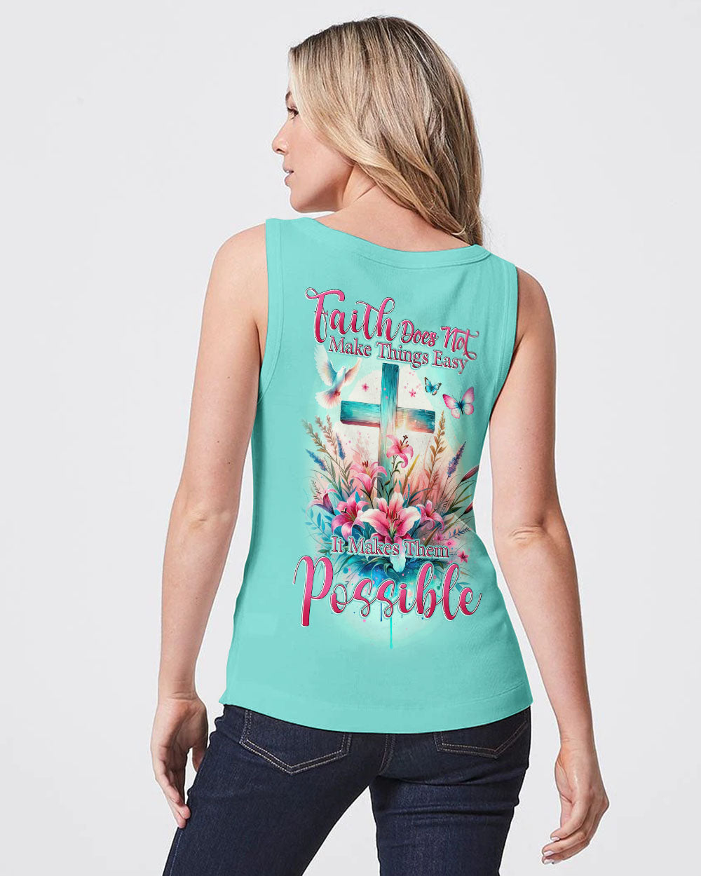 Faith Does Not Make Things Easy Women's All Over Print Shirt - Tytd2810231