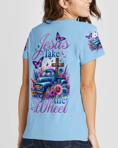 Jesus Take The Wheel Women's All Over Print Shirt - Tytd2811231