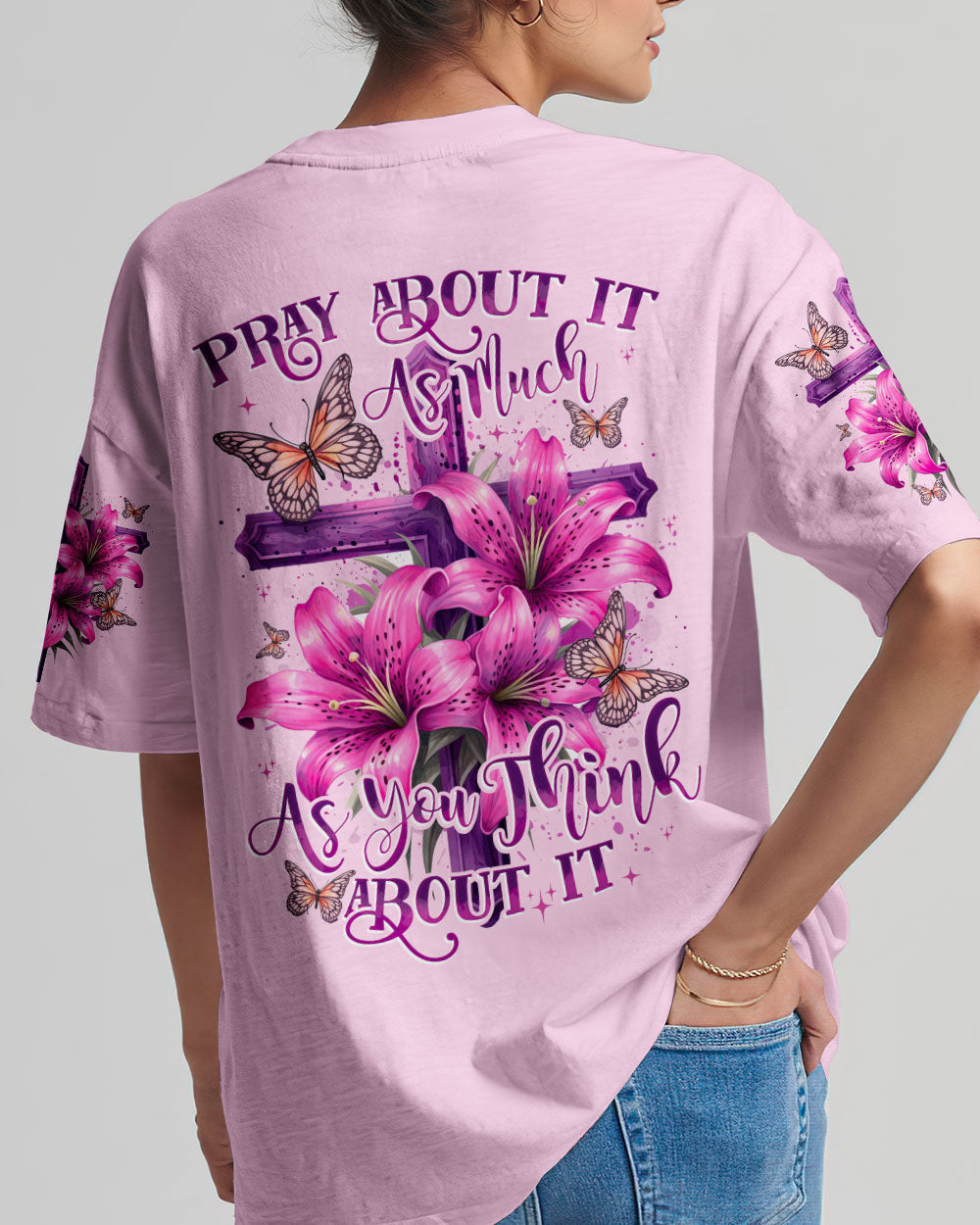 Pray About It Women's All Over Print Shirt - Tytd2909231