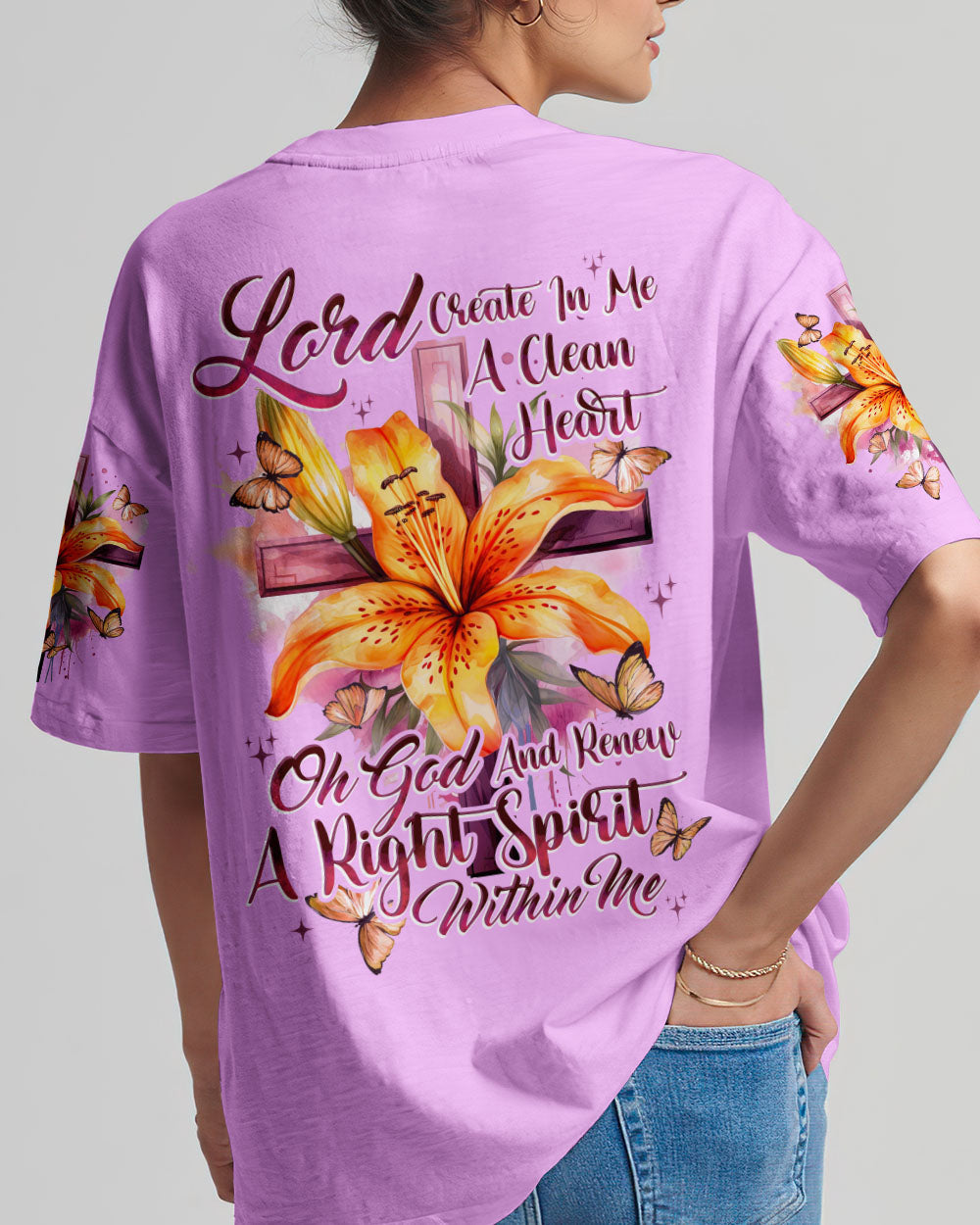 Lord Create In Me A Clean Heart Women's All Over Print Shirt - Tytd3009231