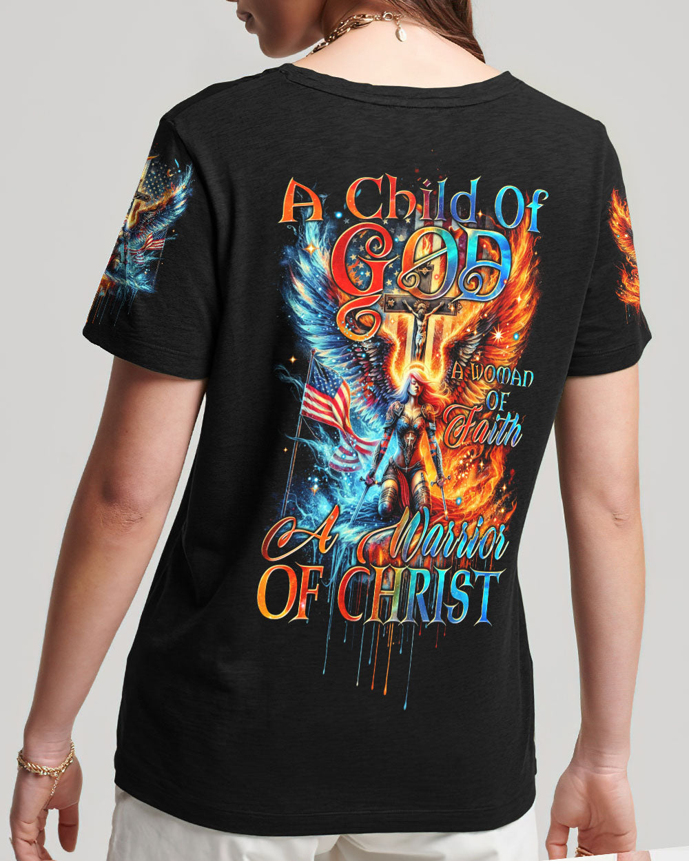 A Warrior Of Christ Women's All Over Print Shirt - Tytm0111231