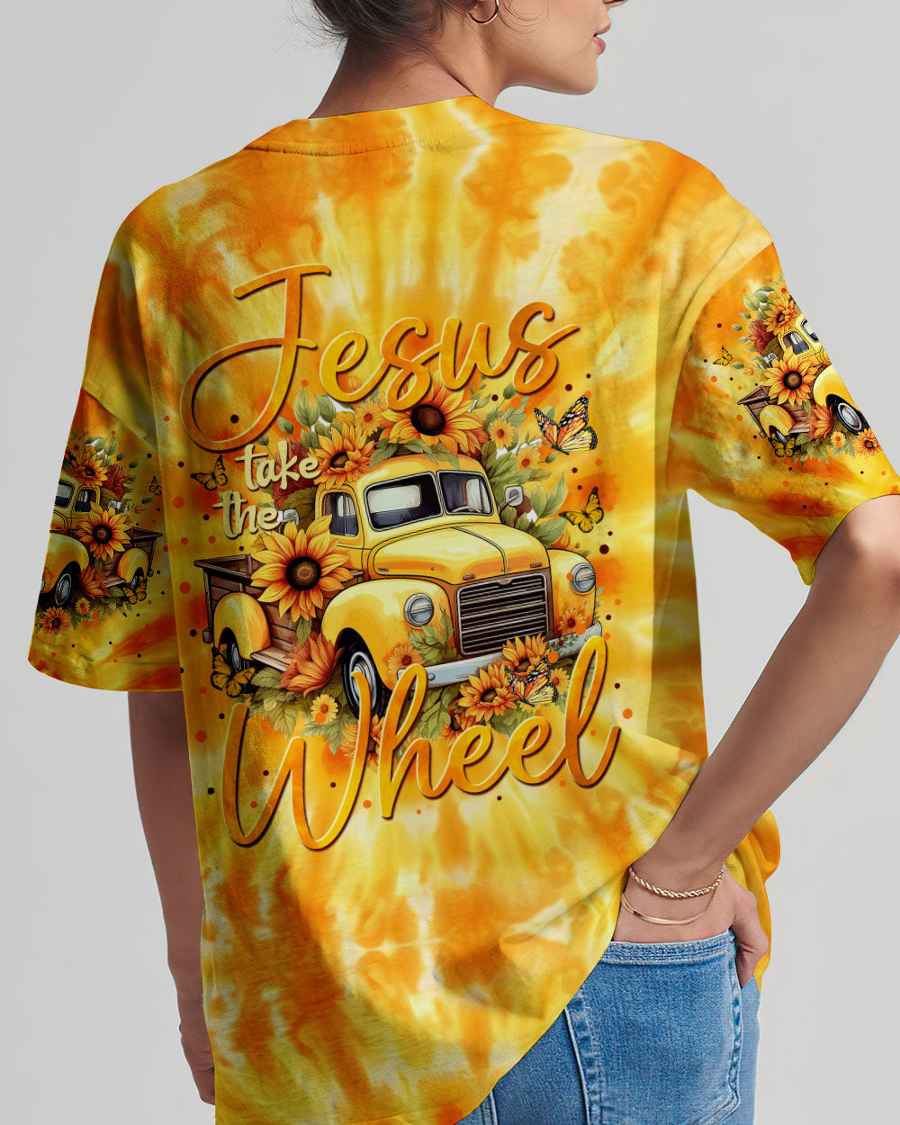 Jesus Take The Wheel Women's All Over Print Shirt - Tytm0512238