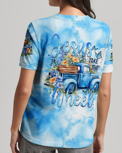 Jesus Take The Wheel Women's All Over Print Shirt - Tytm0612233