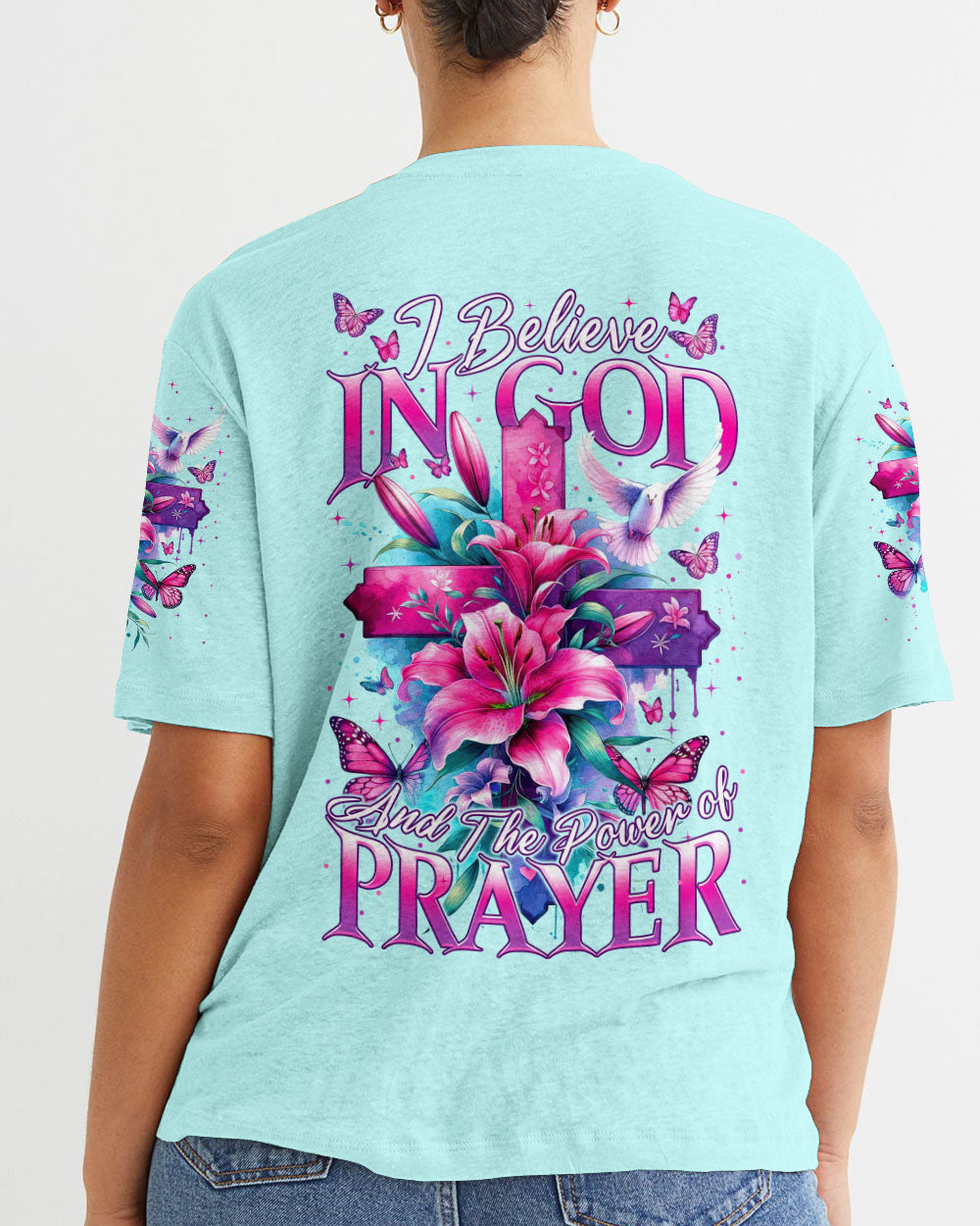 I Believe In God Women's All Over Print Shirt - Tytm0911232