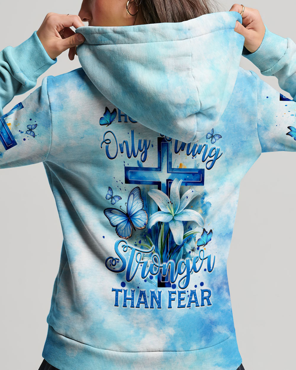 Hope Stronger Than Fear Women's All Over Print Shirt - Tytm1008233