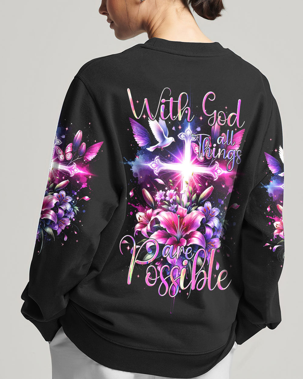 With God All Things Are Possible Women's All Over Print Shirt - Tytm1111233