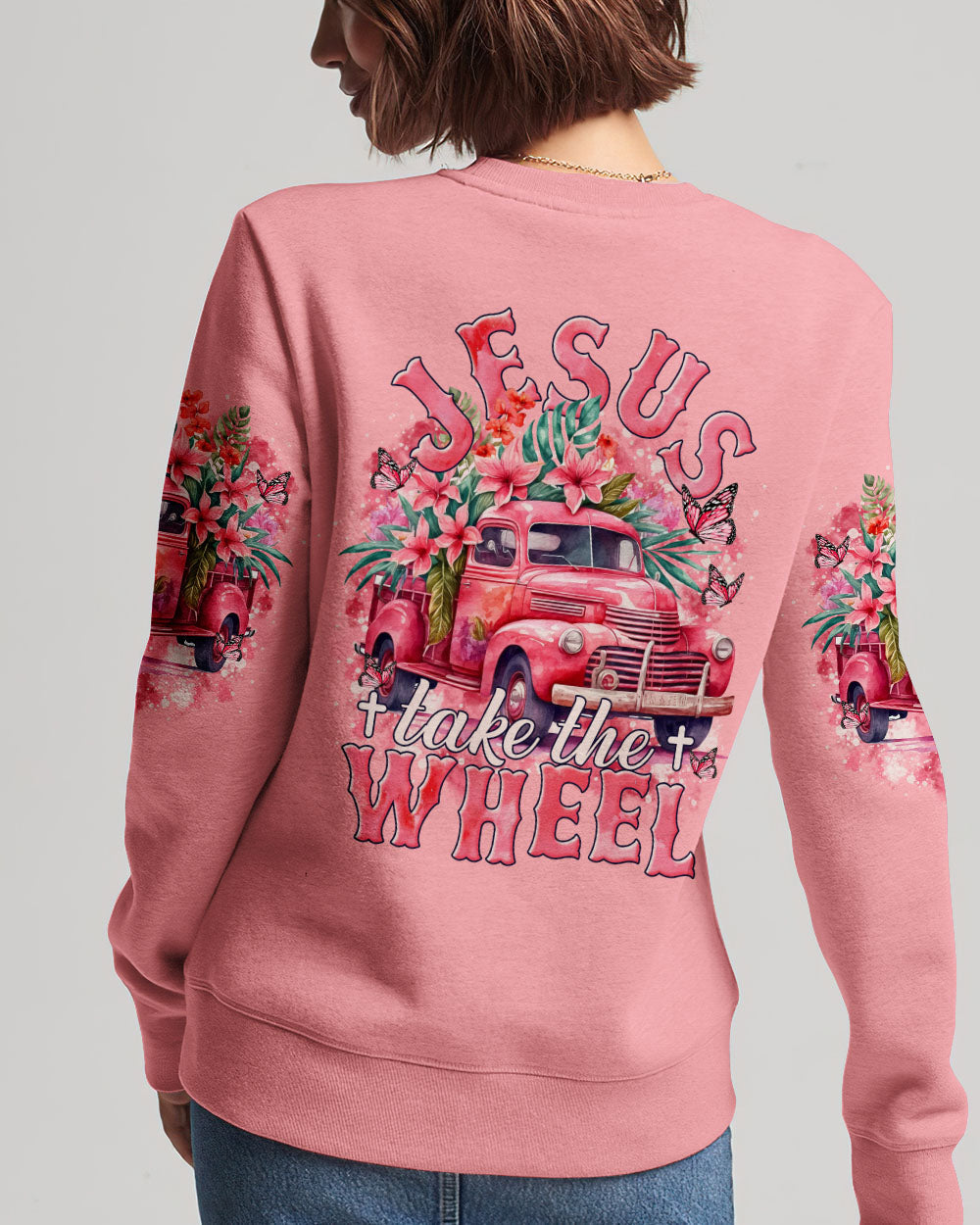 Jesus Take The Wheel Women's All Over Print Shirt - Tytm1112232