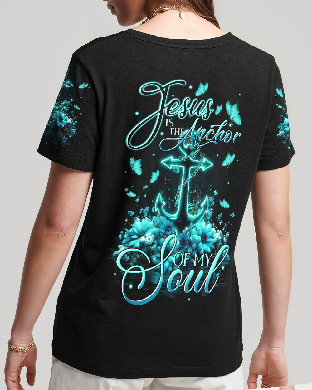 Jesus Is The Anchor Of My Soul Women's All Over Print Shirt - Tytm1310233