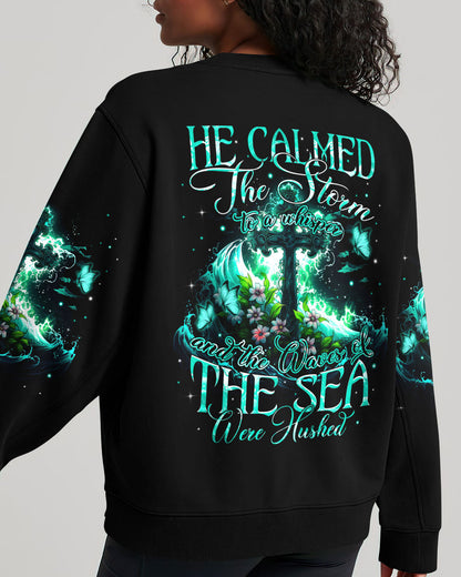 He Calmed The Storm Women's All Over Print Shirt - Tytm1610234