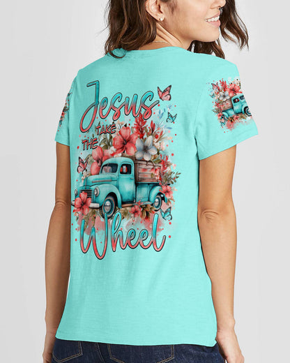 Jesus Take The Wheel Women's All Over Print Shirt - Tytm1711234