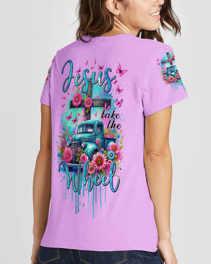 Jesus Take The Wheel Women's All Over Print Shirt - Tytm2111233