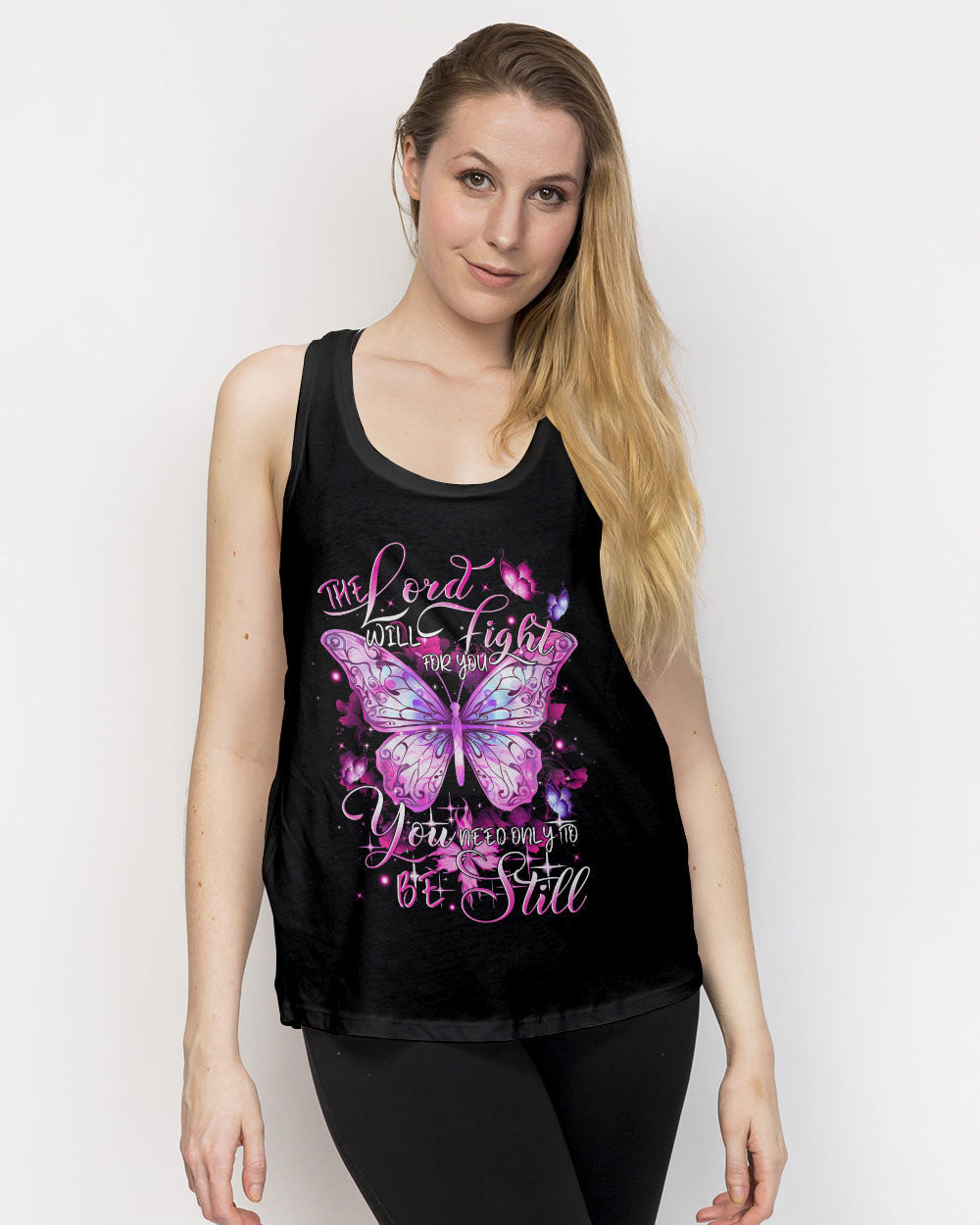 The Lord Will Fight For You Butterfly Women's All Over Print Shirt - Tytm2909233