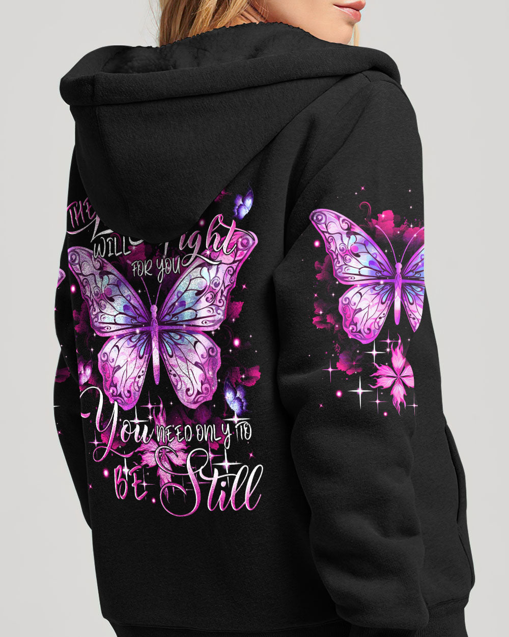 The Lord Will Fight For You Butterfly Women's All Over Print Shirt - Tytm2909233