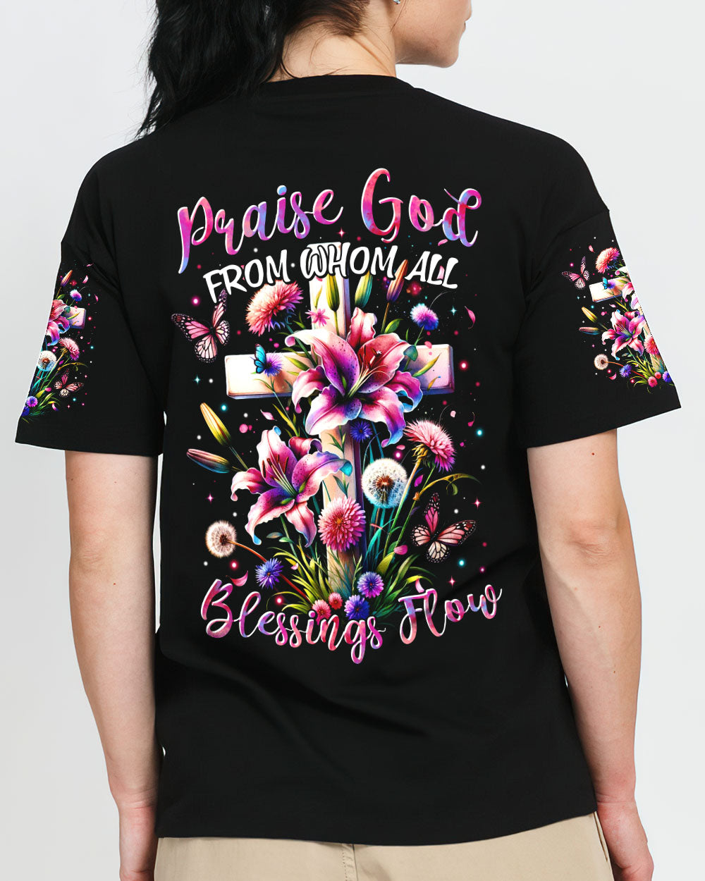 Blessings Flow Women's All Over Print Shirt - Tytm3011232