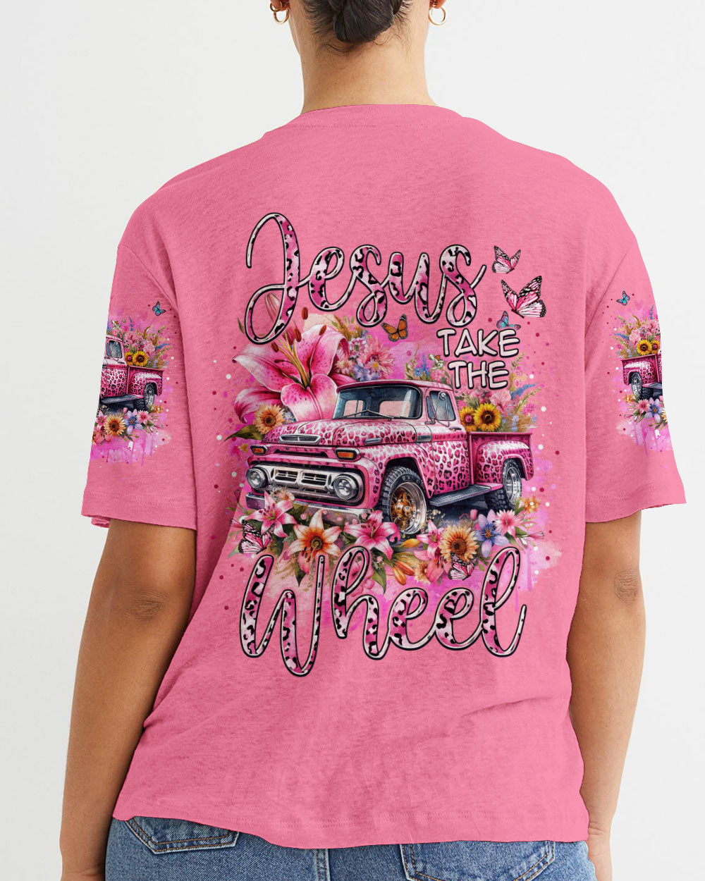 Jesus Take The Wheel Women's All Over Print Shirt - Tytm3011233