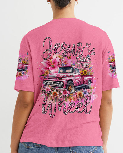 Jesus Take The Wheel Women's All Over Print Shirt - Tytm3011233