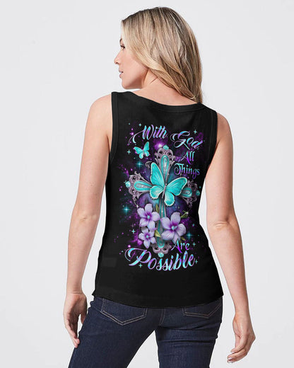 With God All Things Are Possible Women's All Over Print Shirt - Yhdu0201244