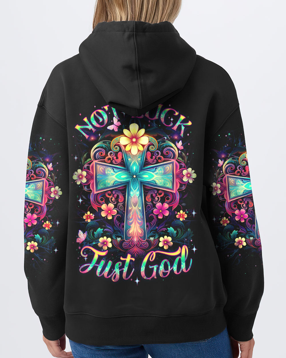 Not Luck Just God Women's All Over Print Shirt - Yhdu0410231