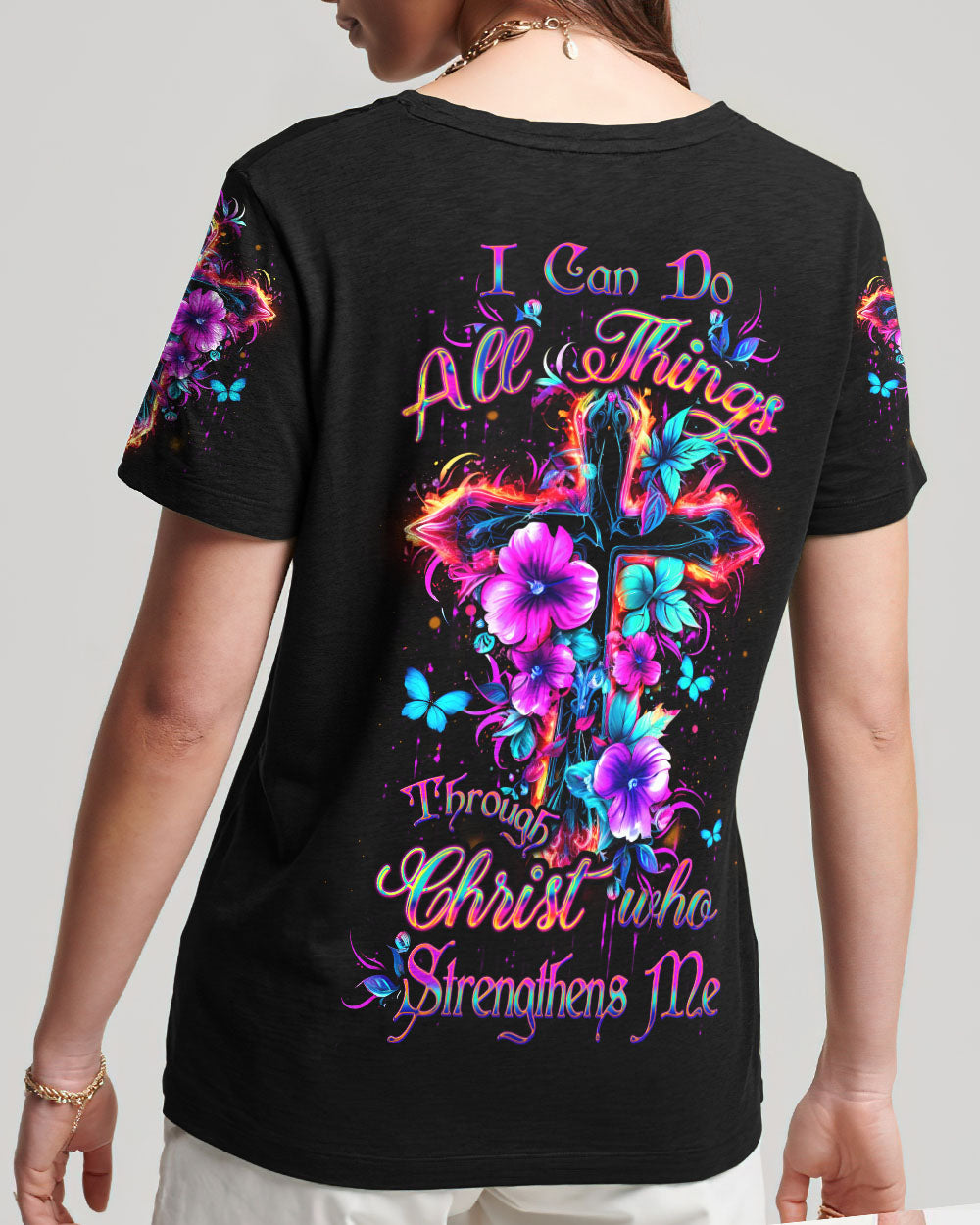 I Can Do All Things Women's All Over Print Shirt - Yhdu1008231