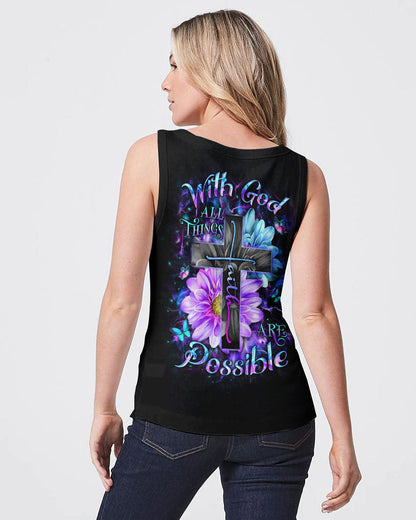 With God All Things Are Possible Women's All Over Print Shirt - Yhdu1010233