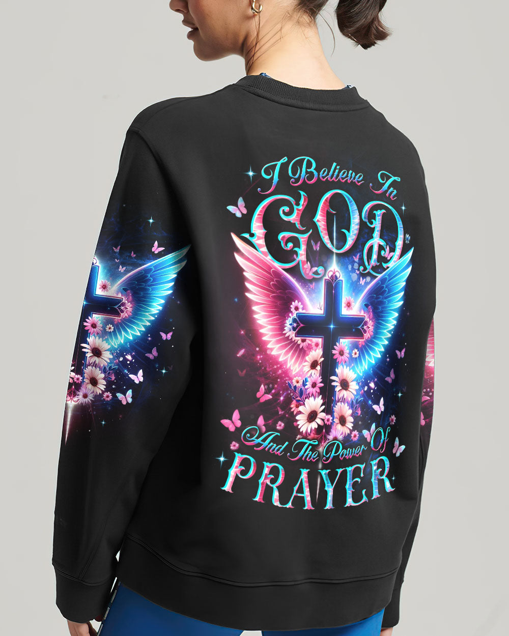 I Believe In God Women's All Over Print Shirt - Yhdu1112233