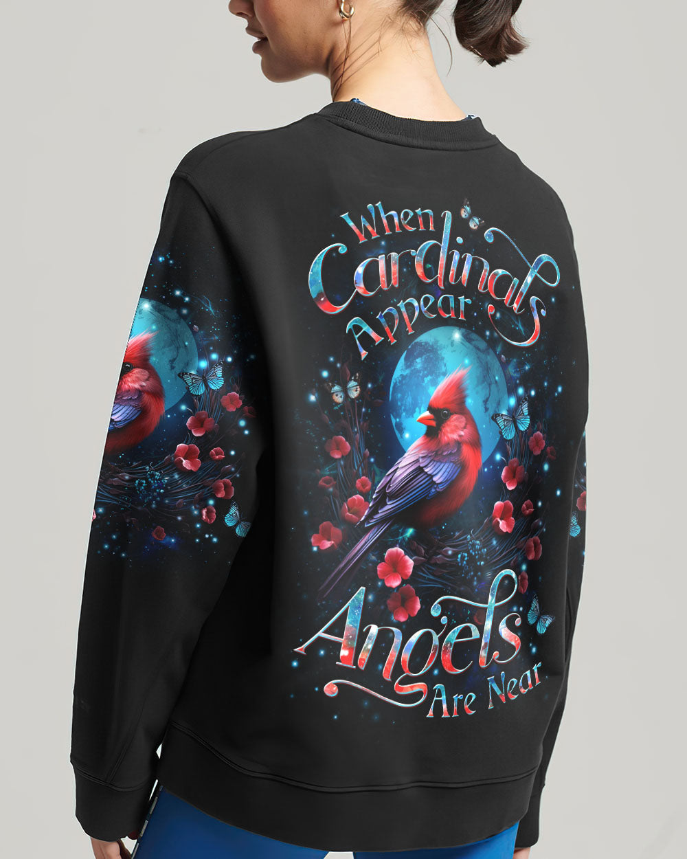 When Cardinals Appear Angels Are Near Women's All Over Print Shirt - Yhdu1512234