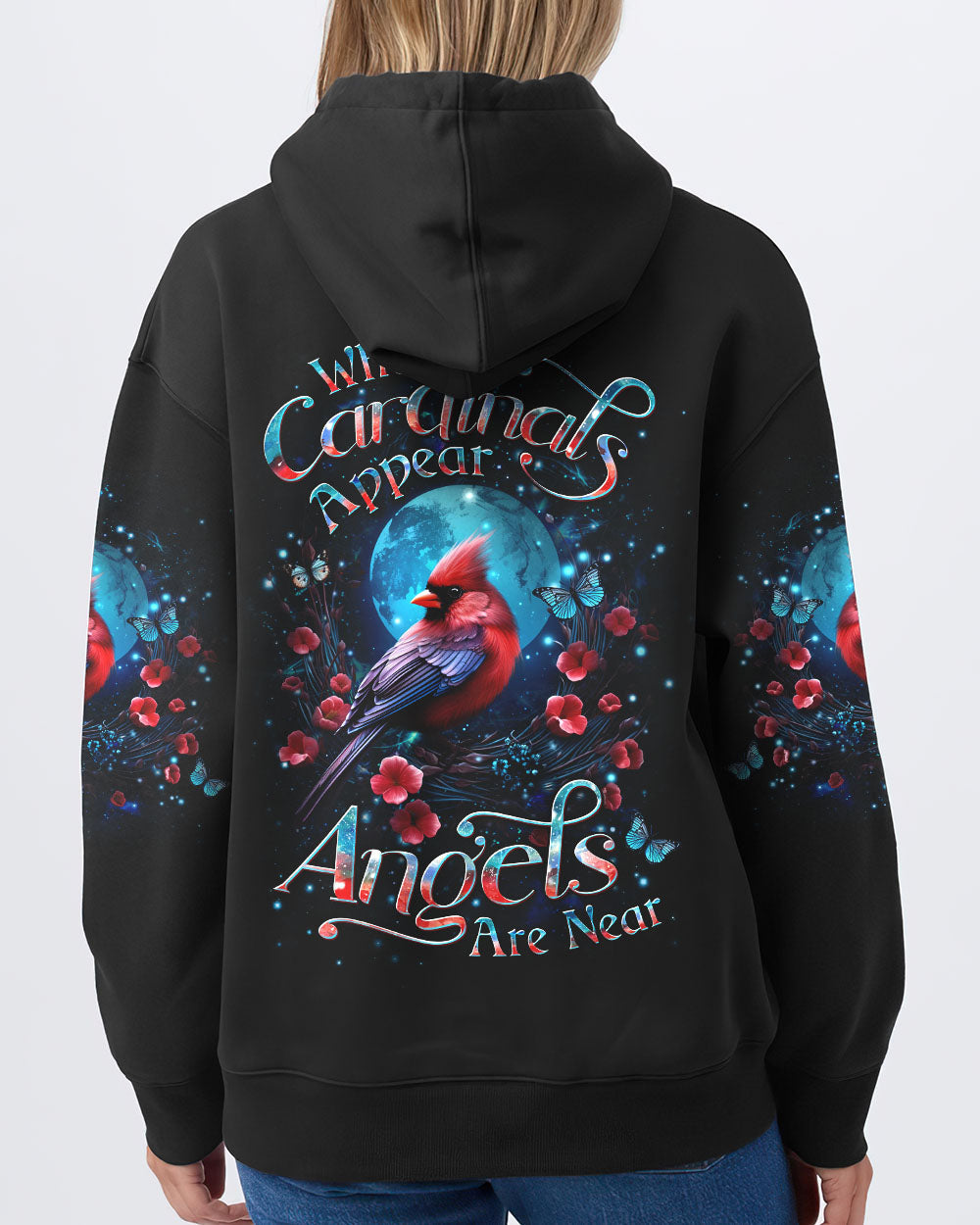 When Cardinals Appear Angels Are Near Women's All Over Print Shirt - Yhdu1512234