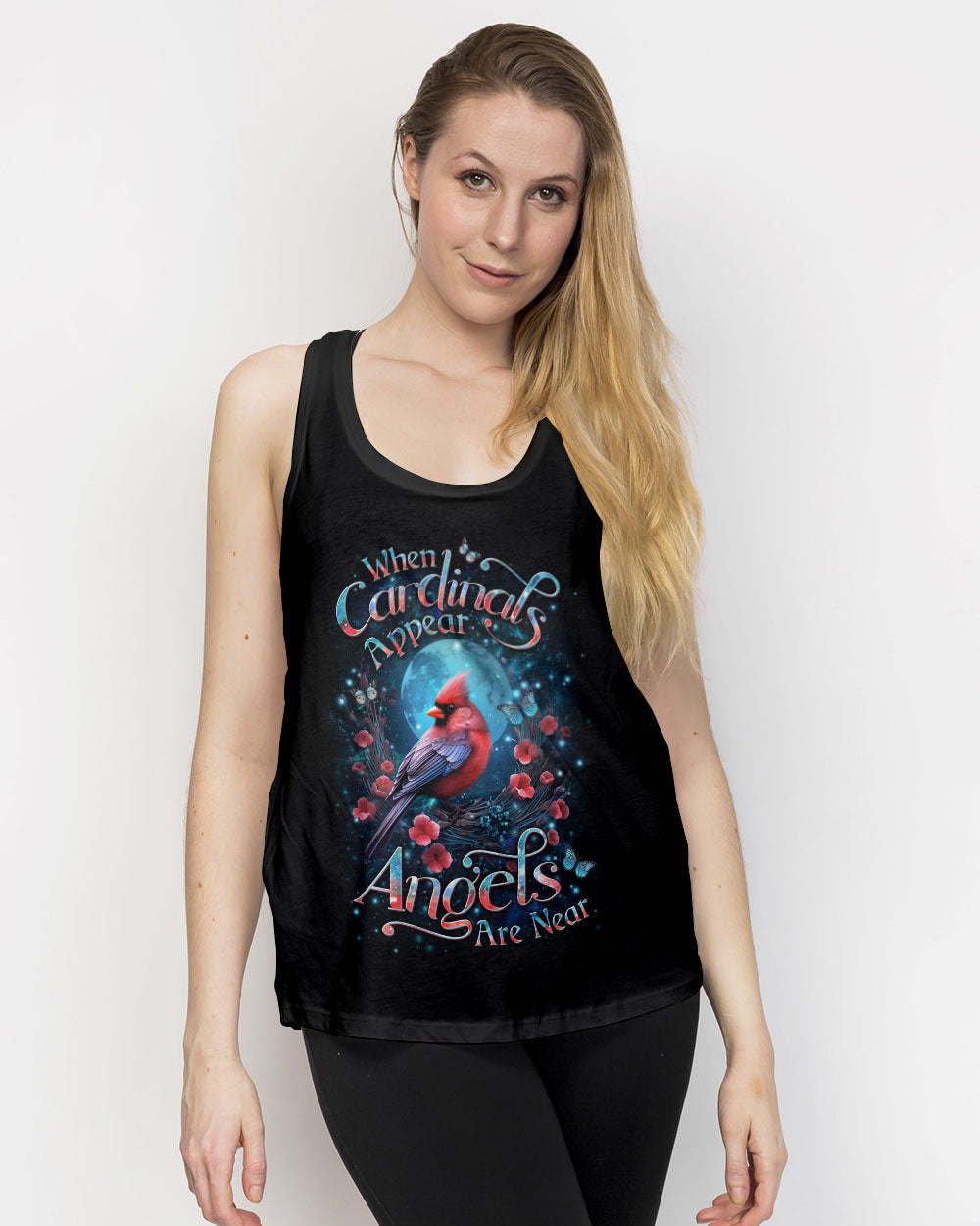 When Cardinals Appear Angels Are Near Women's All Over Print Shirt - Yhdu1512234