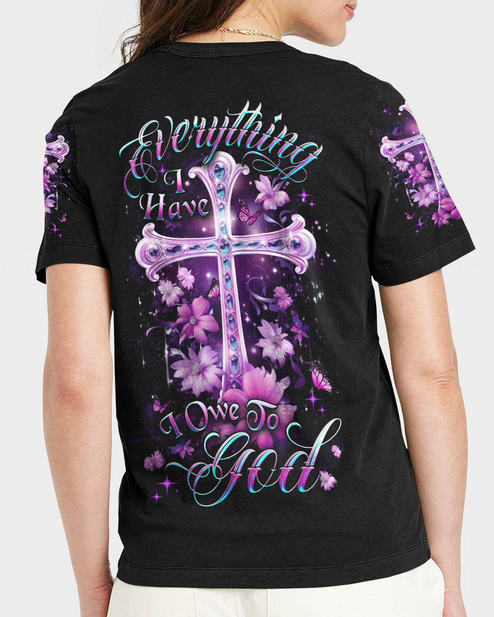 Everything I Have I Owe To God Women's All Over Print Shirt - Yhdu1808232