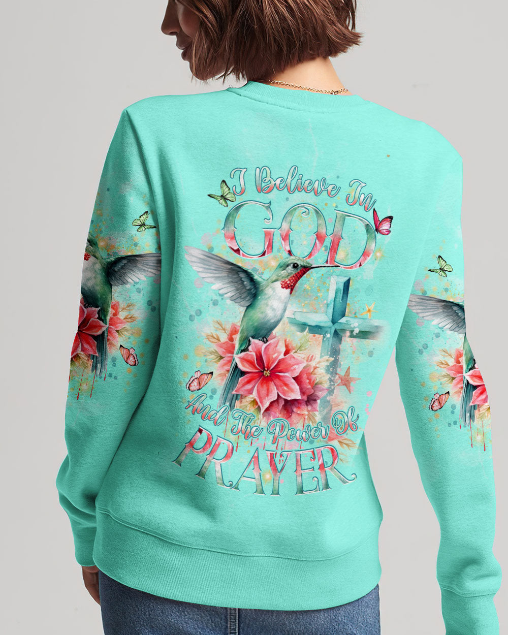 I Believe In God Women's All Over Print Shirt - Yhdu211232