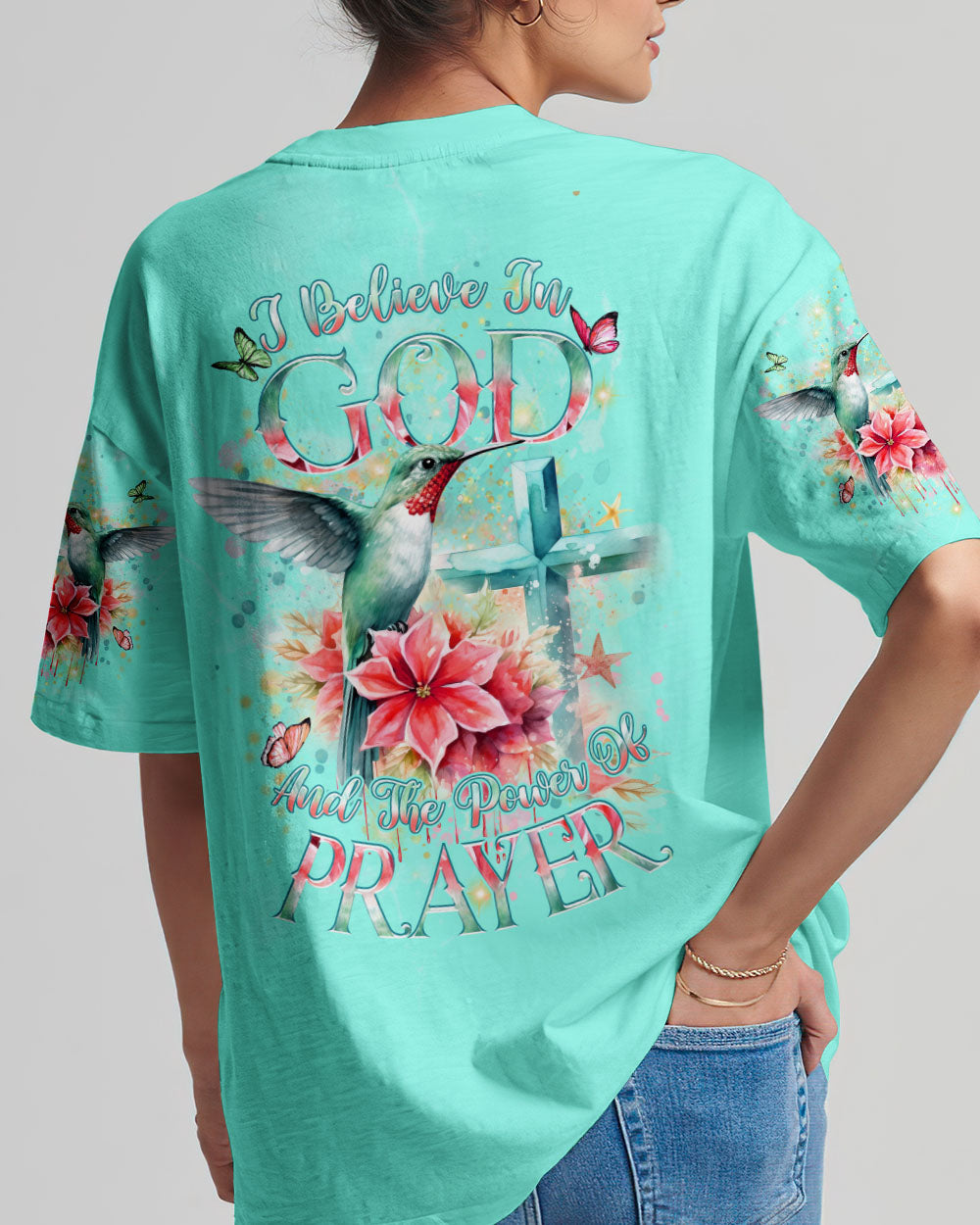 I Believe In God Women's All Over Print Shirt - Yhdu211232