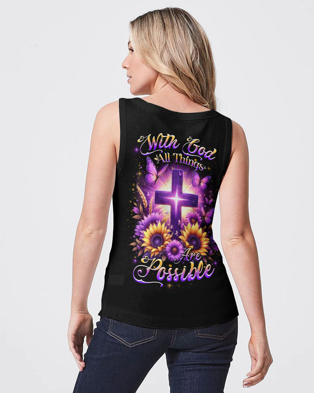 With God All Things Are Possible Women's All Over Print Shirt - Yhdu2712233