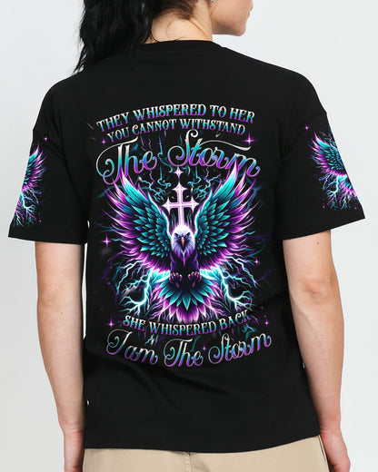 I Am The Storm Eagle Cross Women's All Over Print Shirt - Yhdu2811233