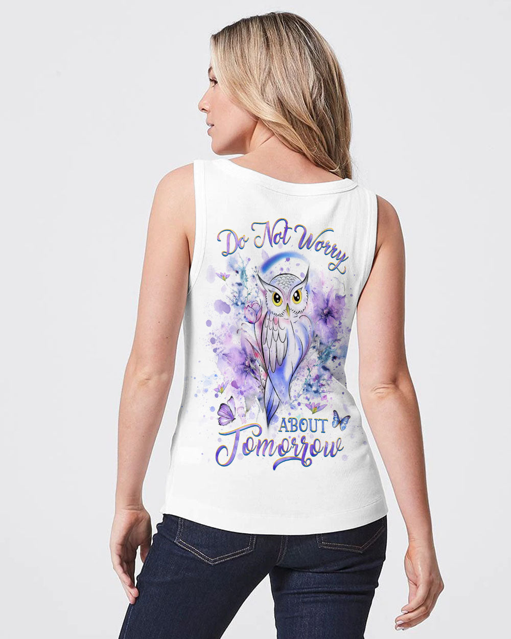 Do Not Worry About Tomorrow Owl Women's All Over Print Shirt - Yhhg0408232