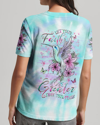 Let Your Faith Be Greater Than Your Fear Women's All Over Print Shirt - Yhhg0410233