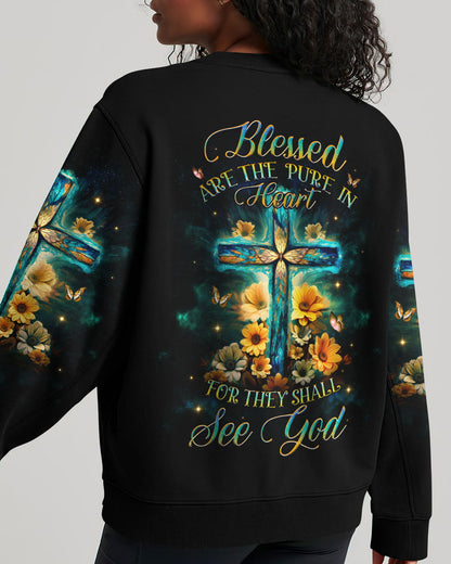 Blessed Are The Pure In Heart Women's All Over Print Shirt - Yhhg0510234