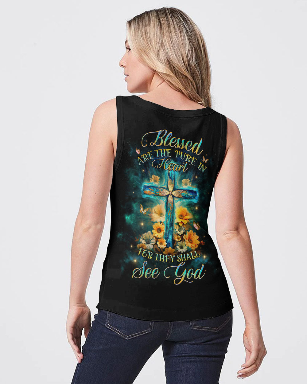 Blessed Are The Pure In Heart Women's All Over Print Shirt - Yhhg0510234