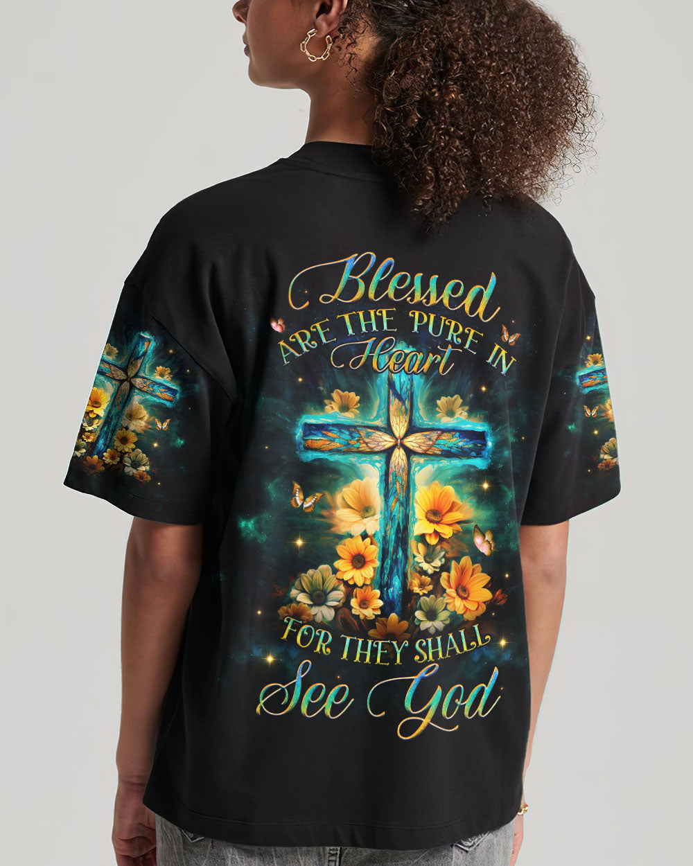 Blessed Are The Pure In Heart Women's All Over Print Shirt - Yhhg0510234