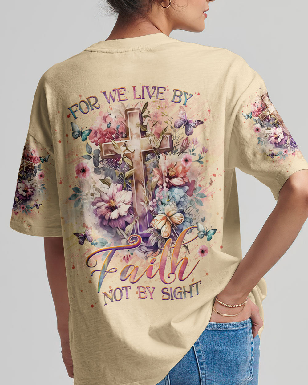 For We Live By Faith Not By Sight Women's All Over Print Shirt - Yhhg0609232