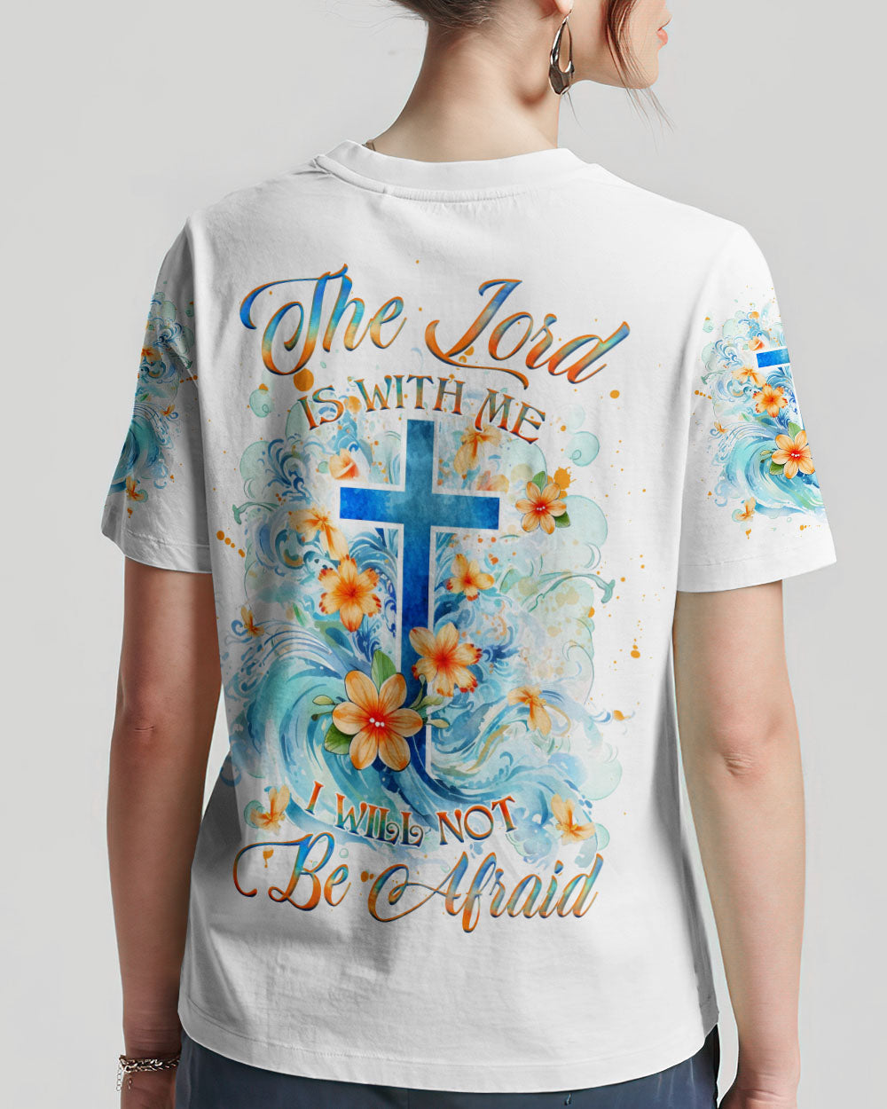 The Lord Is With Me Women's All Over Print Shirt - Yhhg0610233