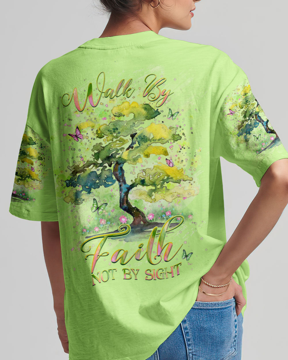 Walk By Faith Not By Sight Women's All Over Print Shirt - Yhhg0709233