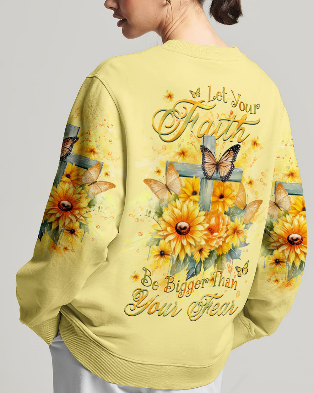 Let Your Faith Be Bigger Than Your Fear Women's All Over Print Shirt - Yhhg1010233